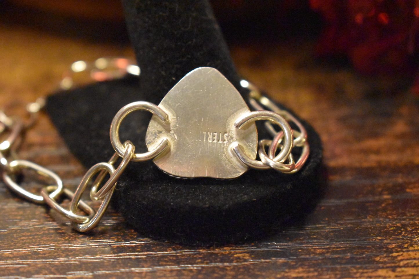 White Buffalo heart bracelet