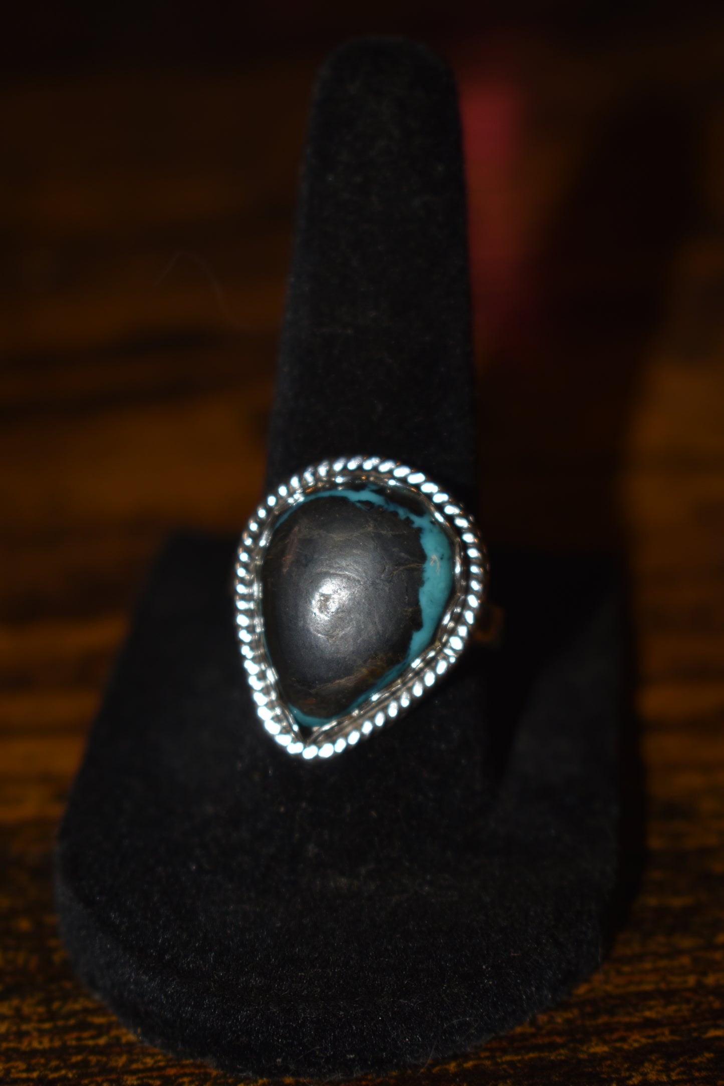 Blackjack turquoise ring