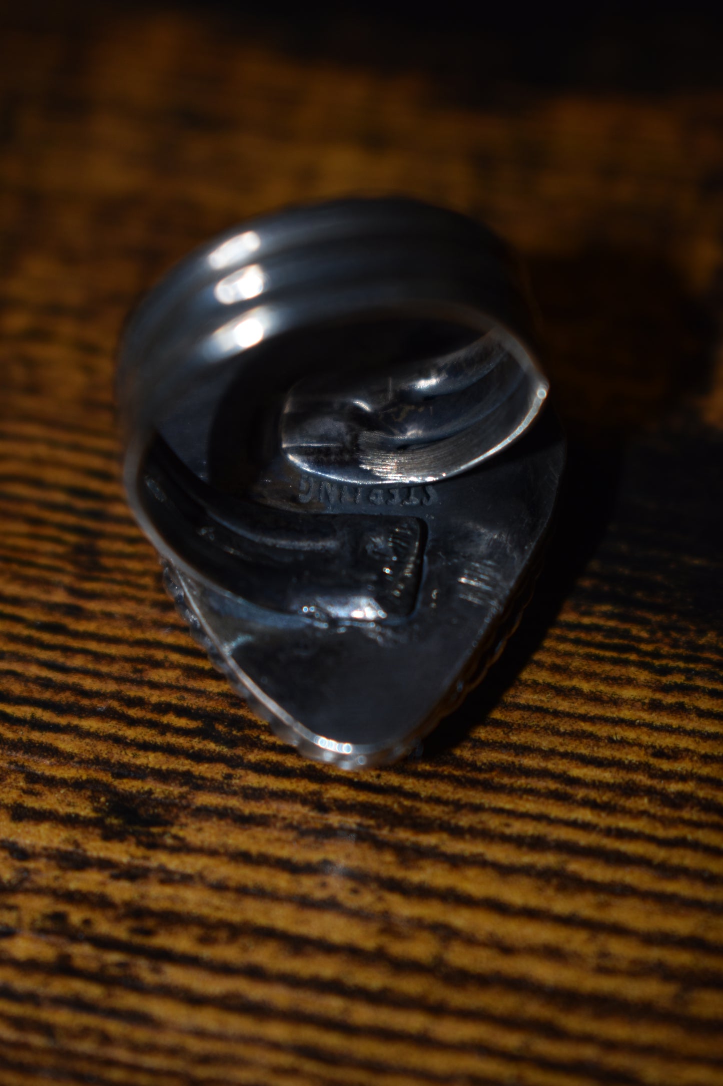 Sterling silver black onyx ring