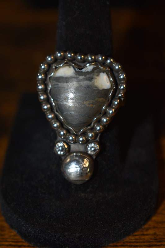 White buffalo Ring