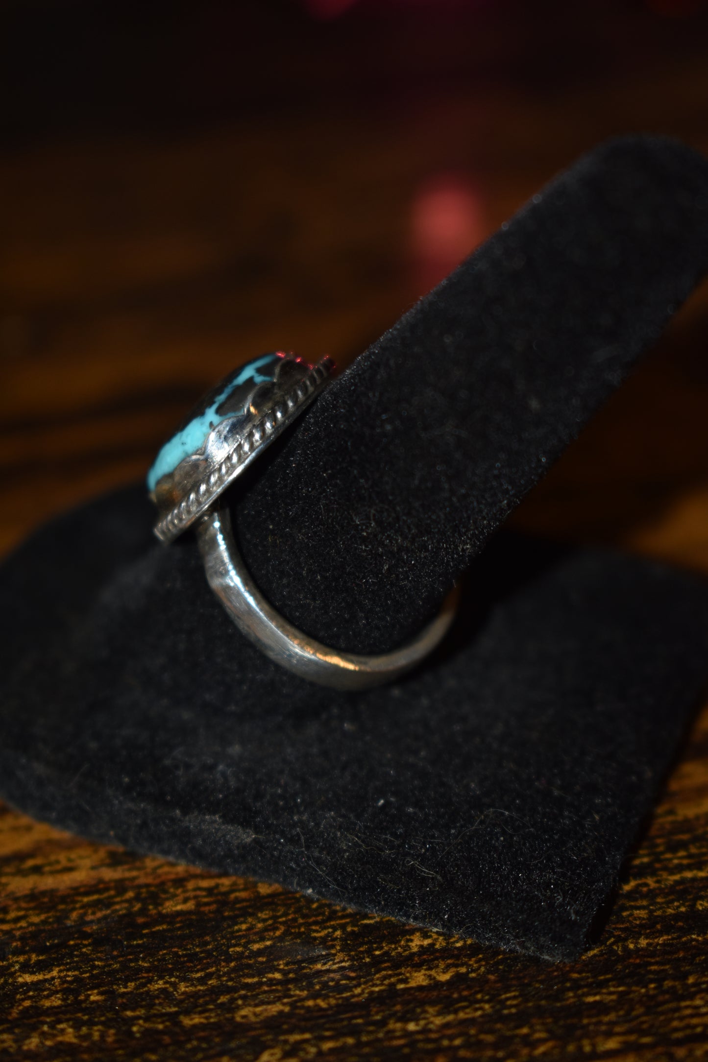 Blackjack turquoise ring