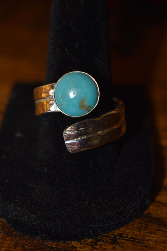 Turquoise ring adjustable