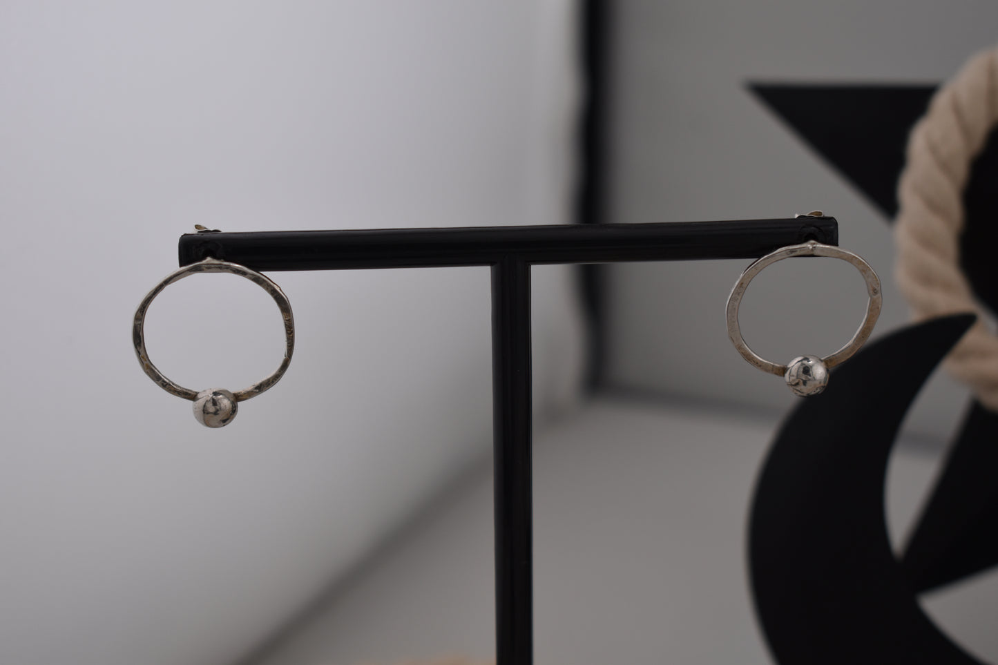 Small hoop earrings