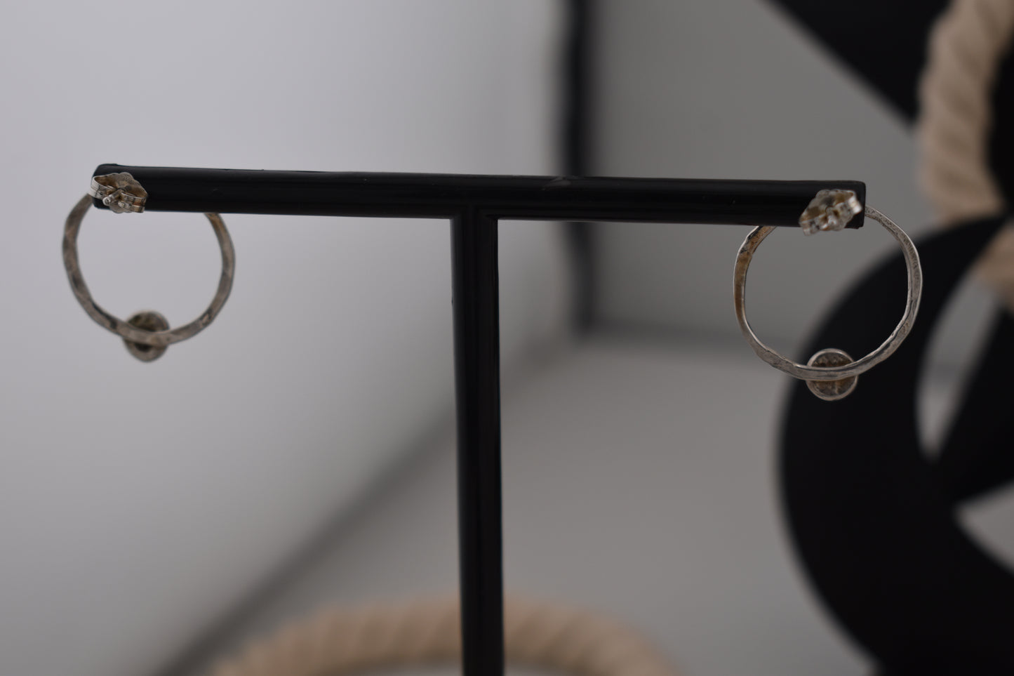 Small hoop earrings