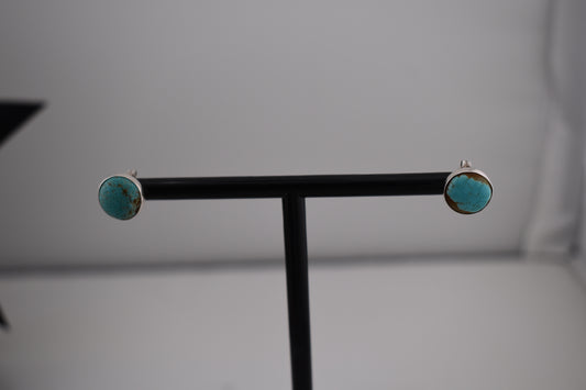 Turquoise stud earrings