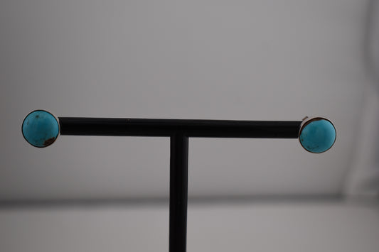 Turquoise stud earrings