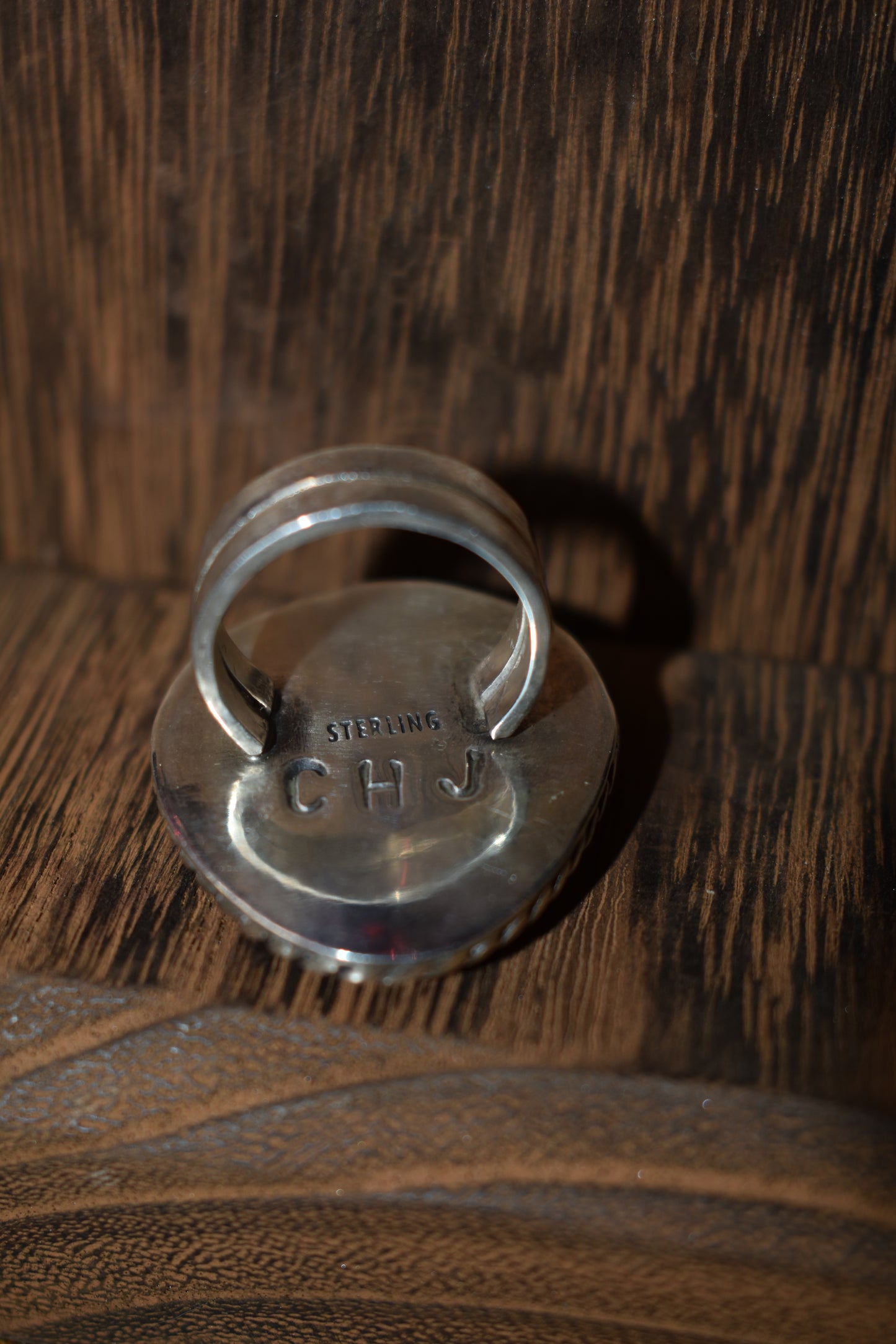 Sterling silver blackjack ring