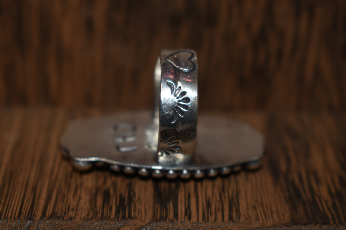 Sterling silver Larimar ring