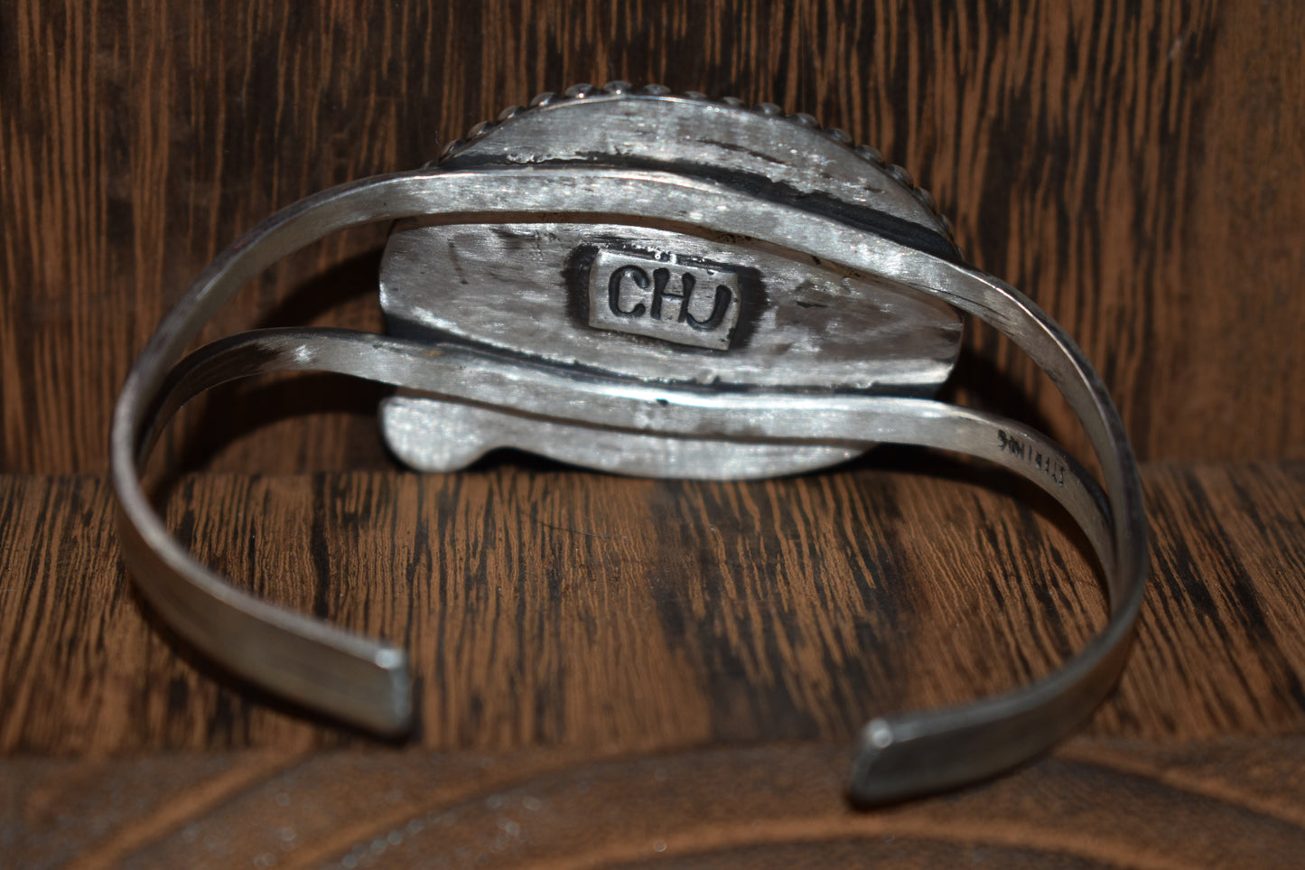 Sterling silver blackjack bracelet