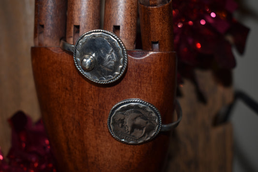 sterling silver buffalo nickel bracelet