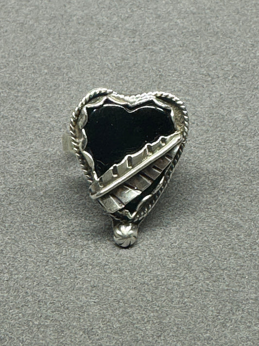 Black onyx ring